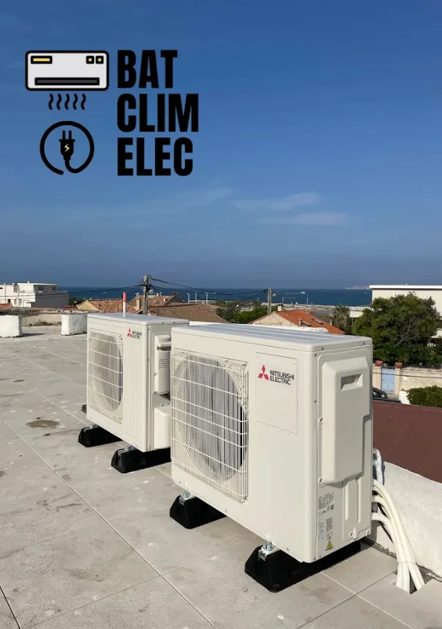 Installation de climatisation réversible Mitsubishi à Marseille